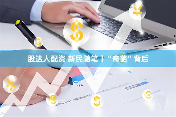 股达人配资 新民随笔丨“奇葩”背后